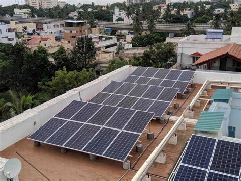 kw solar rooftop adarsh residency apartmentsbangalore ecosoch