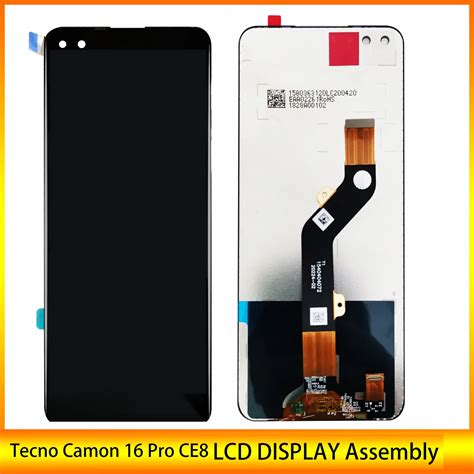 new lcd 6 8 for tecno camon 16 pro ce8 lcd display touch screen