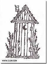 Outhouse Outhouses Outline Pallet Pyrography sketch template