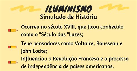 veja agora  resumo  iluminismo  simulado enem