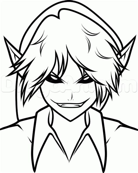 draw anime ben drowned step  step characters pop culture