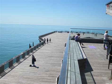 beautiful summer morning hastings pier throws open  gates   public hastings  focus