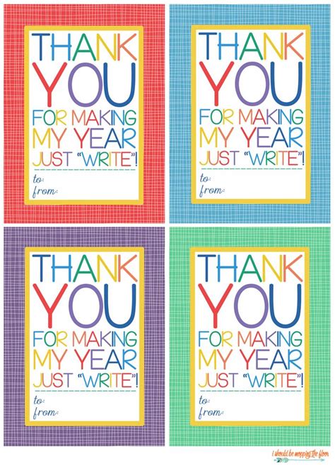 teacher appreciation cards printable