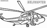 Helicopter Coloring Pages Rescue Vehicle Print sketch template