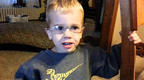 3 Year Old S Eye Glasses Trick Youtube