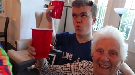trick shots with a 92 year old granny and 4 foot dwarf youtube