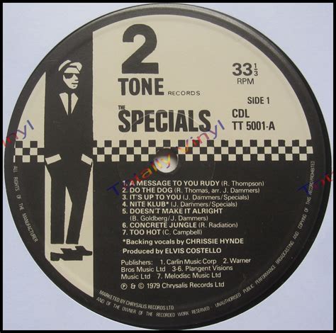 totally vinyl records specials the specials lp