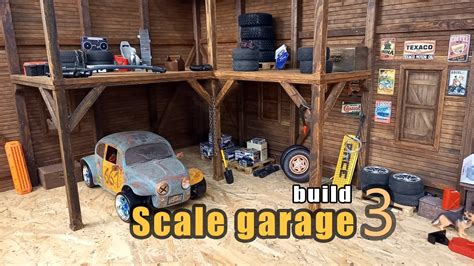 scale garage build part youtube