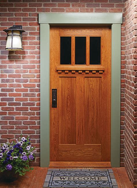 craftsman entry door woodworking project woodsmith plans