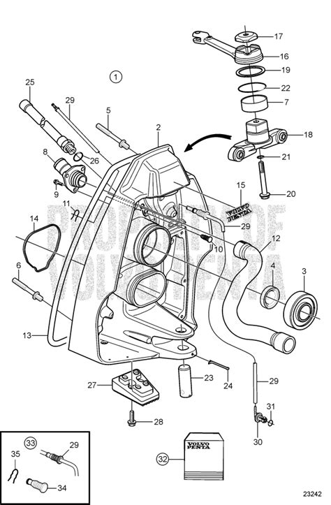 volvo parts diagrams volvo outdrive diagrams sx  sx  tsk  tsk  ac transom shield cecil