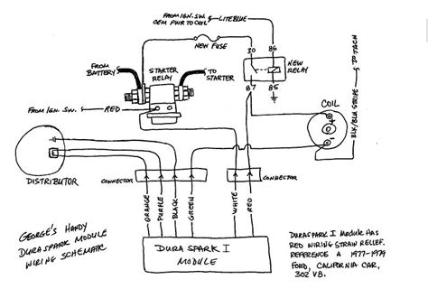 duraspark  wiring diagram easy wiring