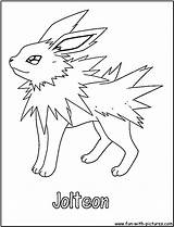 Coloring Jolteon Pokemon Pages Pikachu Cake Printable Popular Cute Sheets Characters Choose Board sketch template