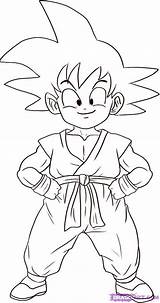 Goku sketch template