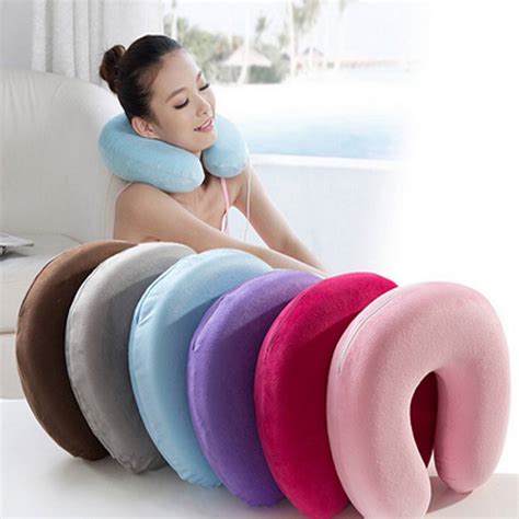 neck pillow flying aviation  shaped removable  cleaning ultra