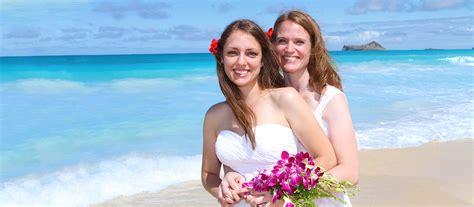 same sex marriage gay lesbian hawaii wedding sweet
