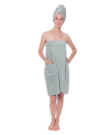 women s bamboo viscose spa wrap set luxury t for her wb9903 lily green c5186y460k2