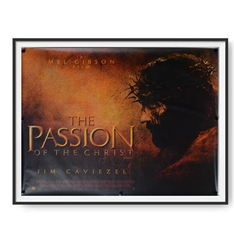 passion   christ  original uk quad poster cinema poster gallery