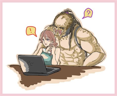 Predator And Humangirl 3 By Ujiiekein On Deviantart