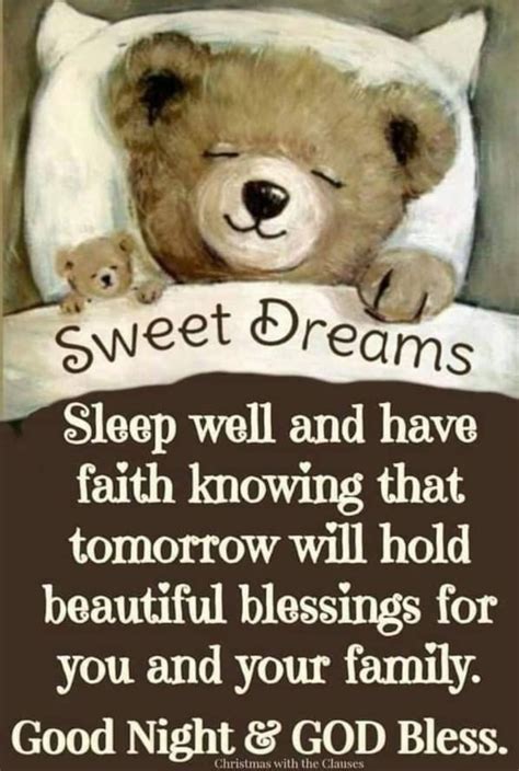 brown teddy bear laying  top   bed    quote  sweet