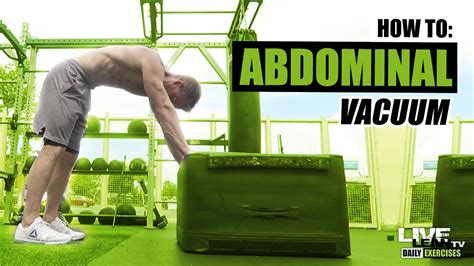 how to do an abdominal vacuum exercise demonstration