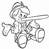 Pinocchio Coloring Lies Liar Pages Nose Long Face Disney Clipart Lying Template Story Printable Drawings Irresponsibility Clipartbest Paperblog Book 64kb sketch template
