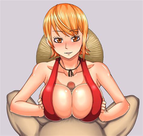 Rule 34 Blush Breasts Brown Eyes Busty Censored Cleavage