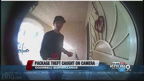 Package Theft Caught On Doorbell Camera Youtube