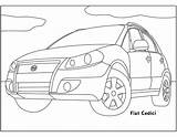Fiat sketch template