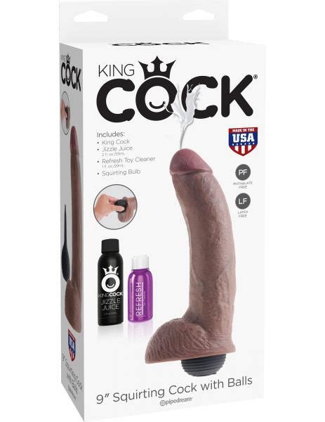 king cock 9 inches squirting dildo brown on literotica