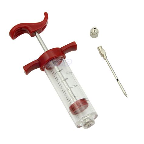 bbq marinade injector flavor syringe cook meat poultry turkey chicken