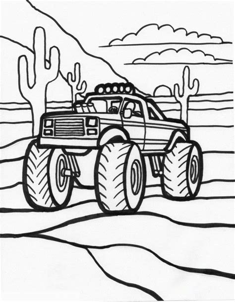 monster truck coloring pages  coloringfoldercom   monster