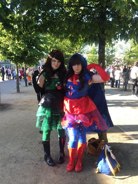 my friend and i also cosplayed as x ray and vav at mcm