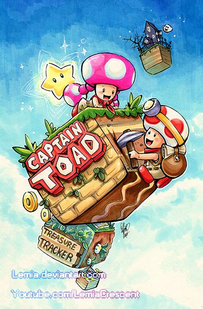 Copic Captain Toad Treasure Tracker By Lemiacrescent On