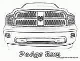 Coloring Dodge Ram Pages Dually Template Sketch sketch template