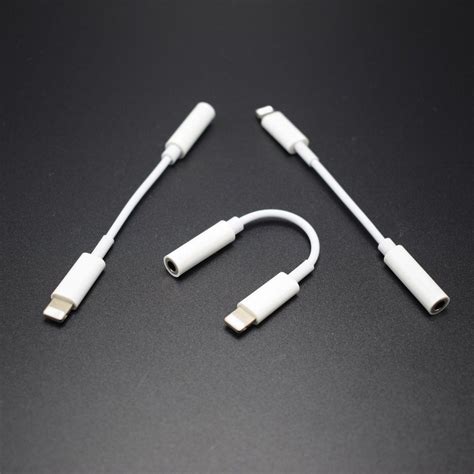 apple lightning naar  mm mini jack audio aansluiting adapter voor apple oortjes bolcom