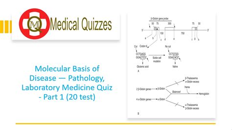 [mcqs] molecular basis of disease — pathology laboratory medicine quiz