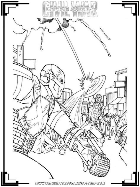 marvel civil war coloring pages coloring pages