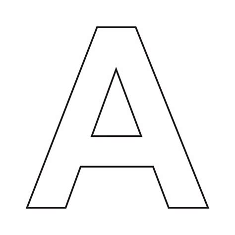large alphabet templates printable  printable templates