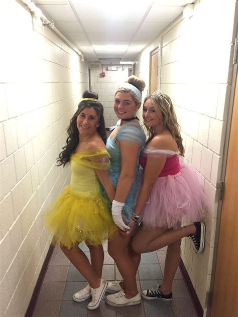 Disney Princesses Halloween Costume Diy Created A Tulle Skirt By