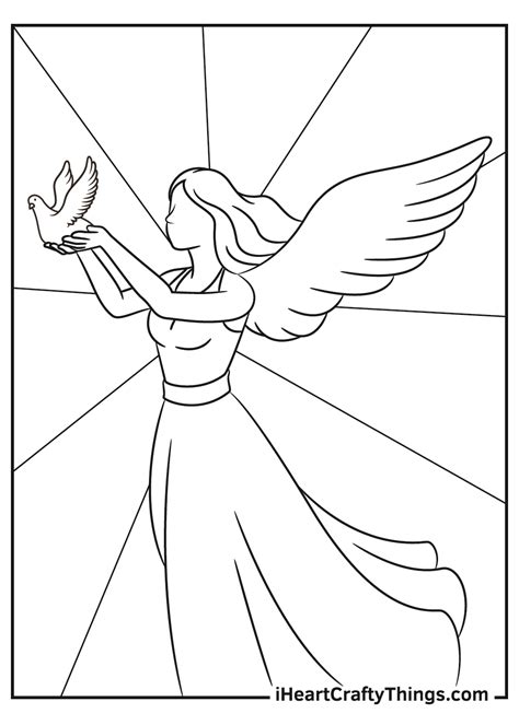 angels coloring pages updated