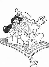 Colorare Aladdin Disegno Tappeto sketch template