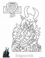 Fortnite Ragnarok Coloring Pages Printable Print Info Book sketch template