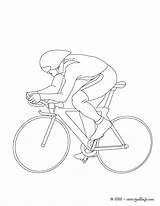 Ciclismo Cyclisme Piste Dibujos Ciclista Vtt Hellokids Velo Cyclists Deporte Coloriages sketch template