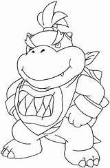 Bowser Drawing Jr Mario Draw Step Kart Coloring Pages Wii Super Outline Tutorial Kids Easy Template Getdrawings sketch template