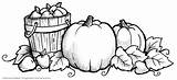 October Coloring Pages Color Printable Kids Print Fall Sheet Harvest Pumpkin Cartoon sketch template