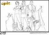 Coloring Pages Epic Movie Inside Characters Kids Ones Things These Make sketch template