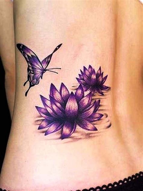 lotus flower tattoos on lower back side tattoo designs tattoo