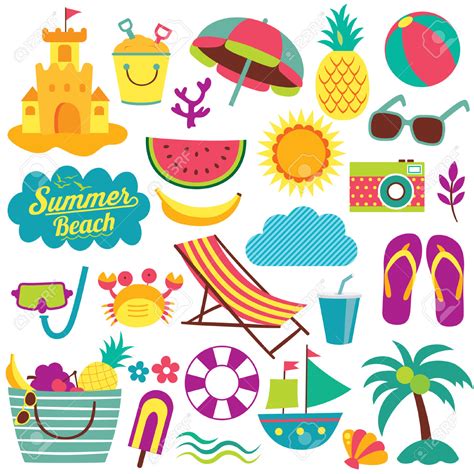 summer theme cliparts   summer theme cliparts png