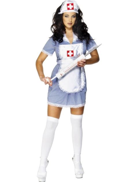 new adult sexy naughty nurse uniform ladies fancy dress hen party costume outfit