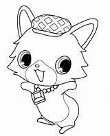 Coloring Jewelpet Nephrite Pages Jewelpets Children sketch template